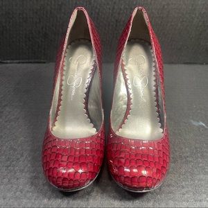 Jessica Simpson Scarlet Liberty  5.5M patent leather heels PRICE IS VERY FIRM
